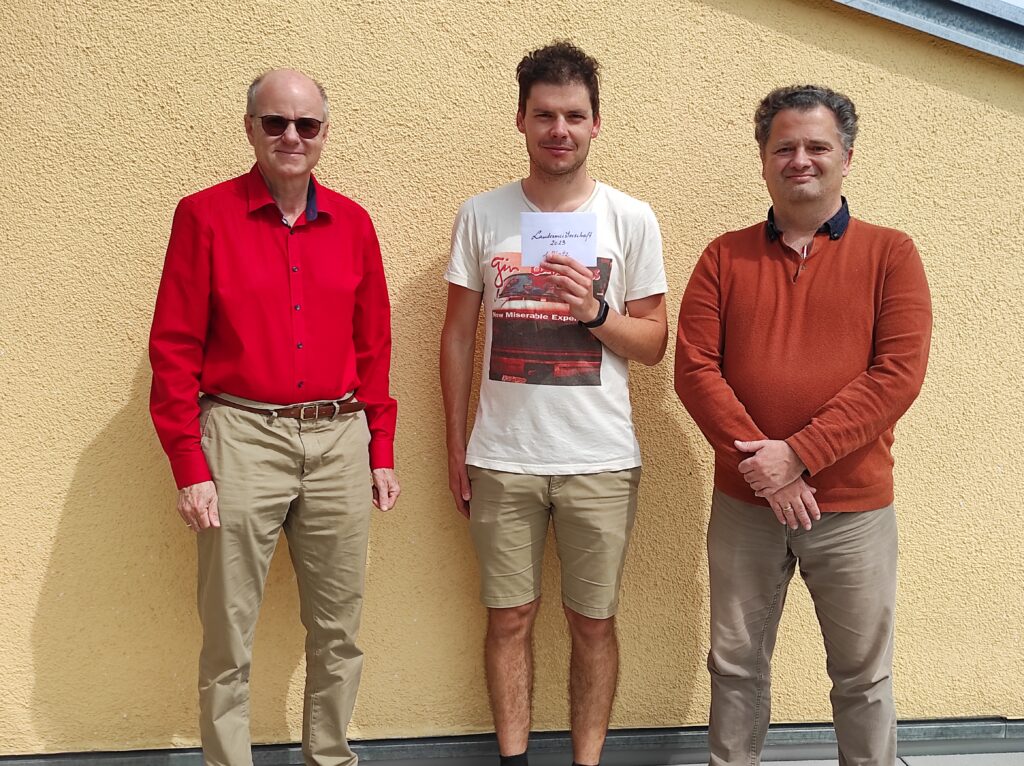 Siegerehrung Salzburg LEM 2023 - Wolfgang Loreth, Markus Hinterreiter, Helmut Flatz